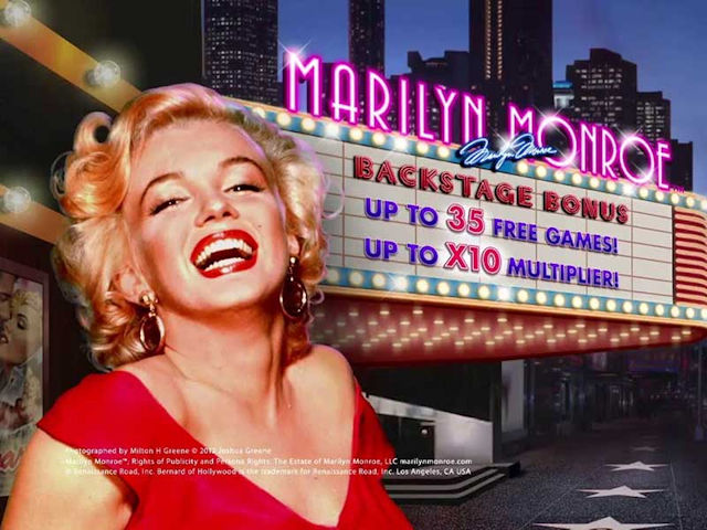 Lizenzierte Film-Videospielautomat Marilyn Monroe